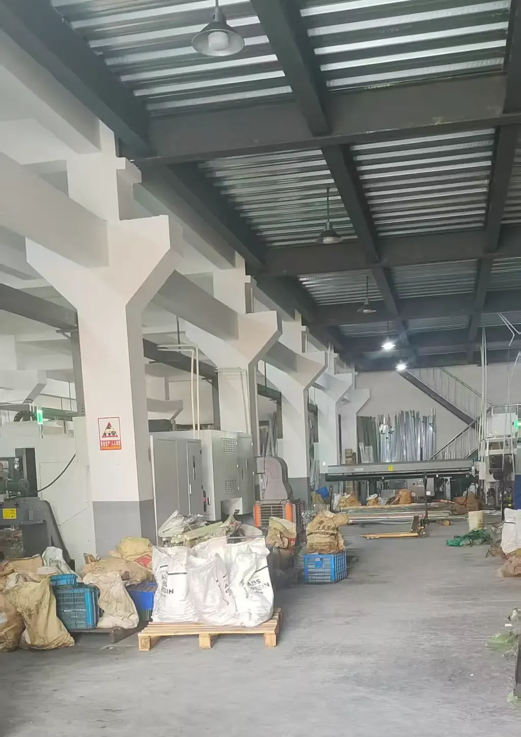 A corner of the factory